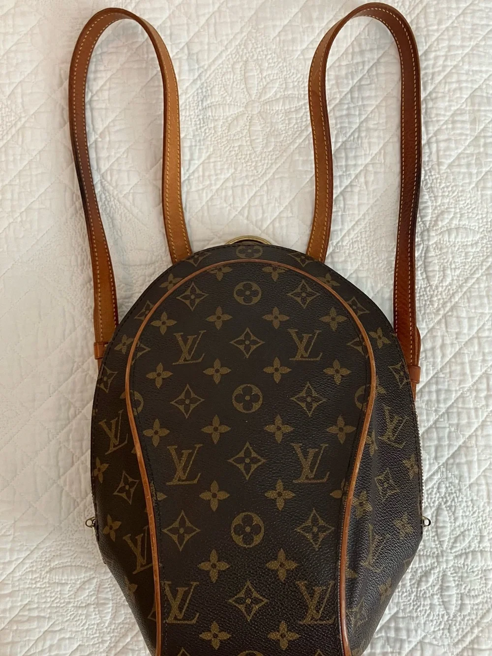 Authentic Louis Vuitton Monogram Vintage Ellipse Backpack - Picture 5 of 14
